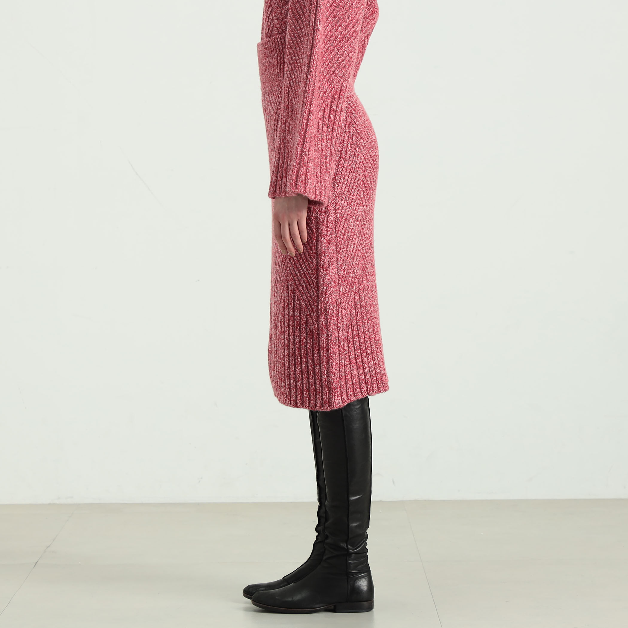 GIVENCHY イタリア製 ウール・カシミヤニットスカート I42