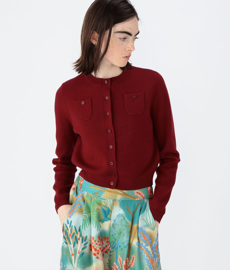 CABaN コットンカシミヤ クルーネックカーディガン｜トゥモローランド  