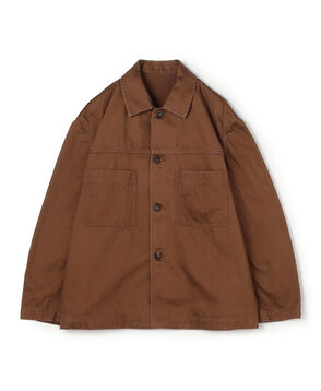 ■サンフェードデニム ツーポケットブルゾン