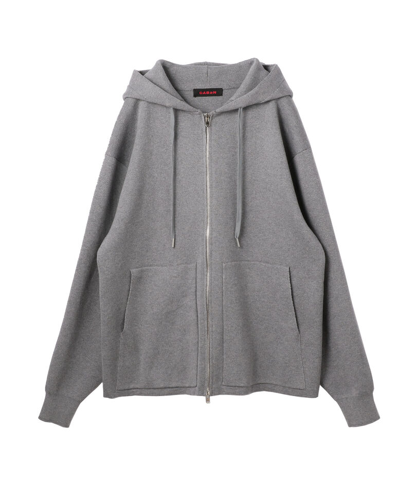 CABaN コットンカシミヤ ジップパーカ