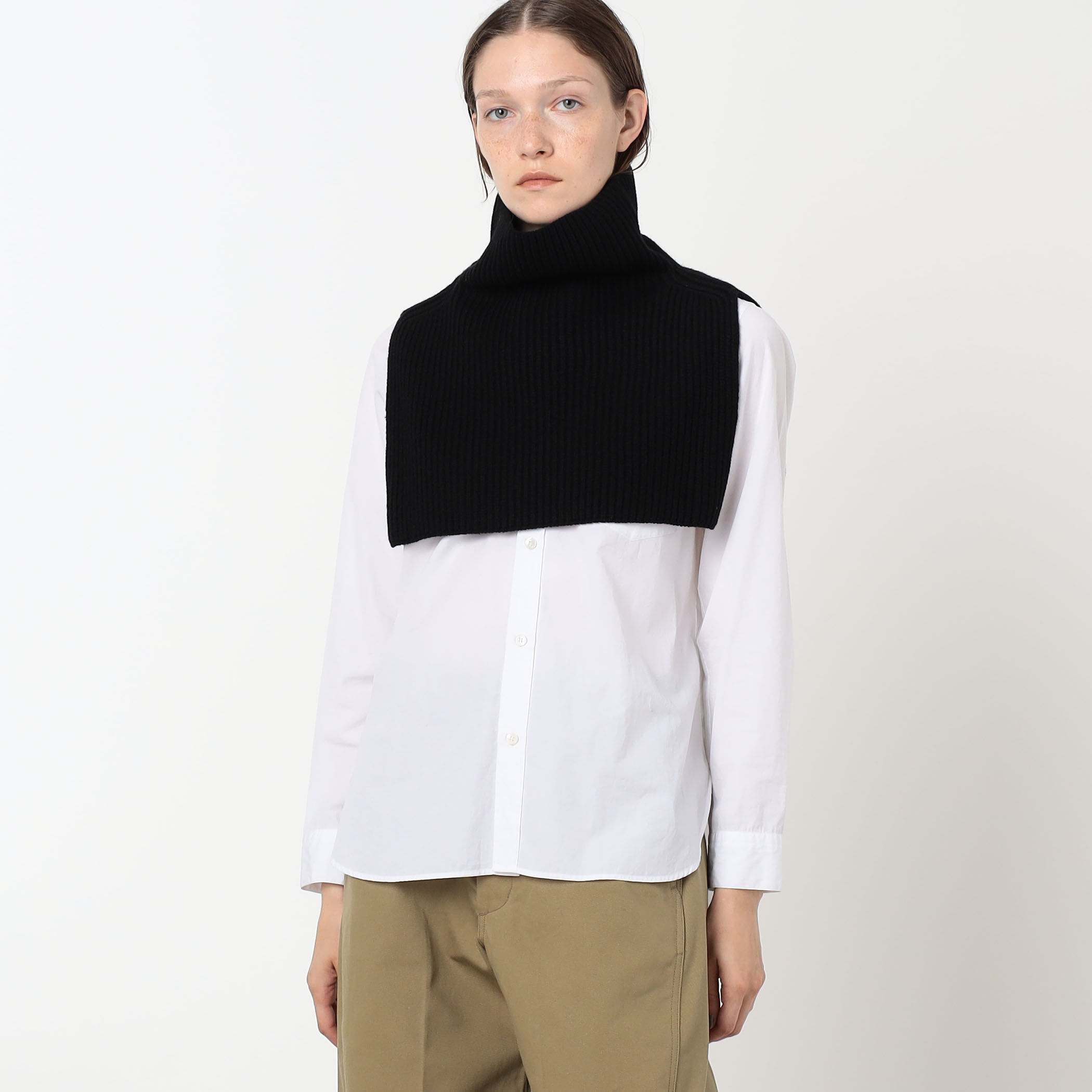 HYKE RIBBED NECK WARMER ネックウォーマー｜トゥモローランド 公式サイト