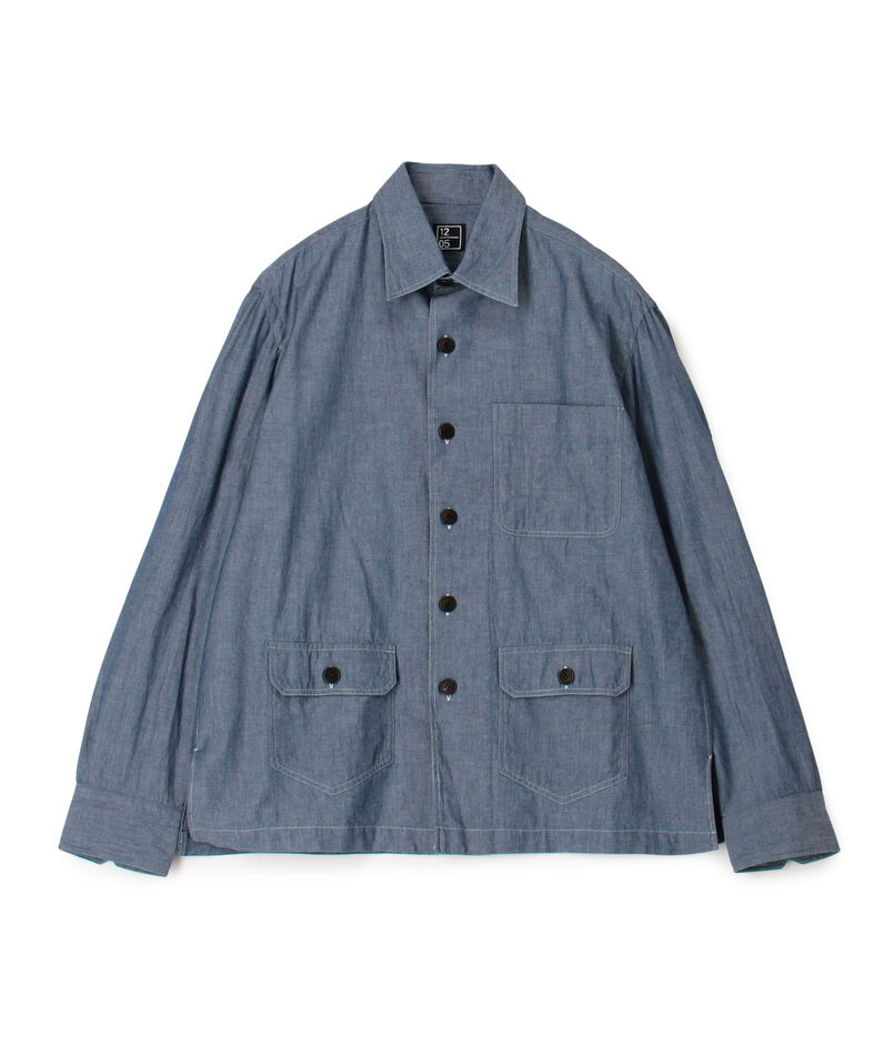 1205 DAY WORK コットンシャンブレー カバーオール