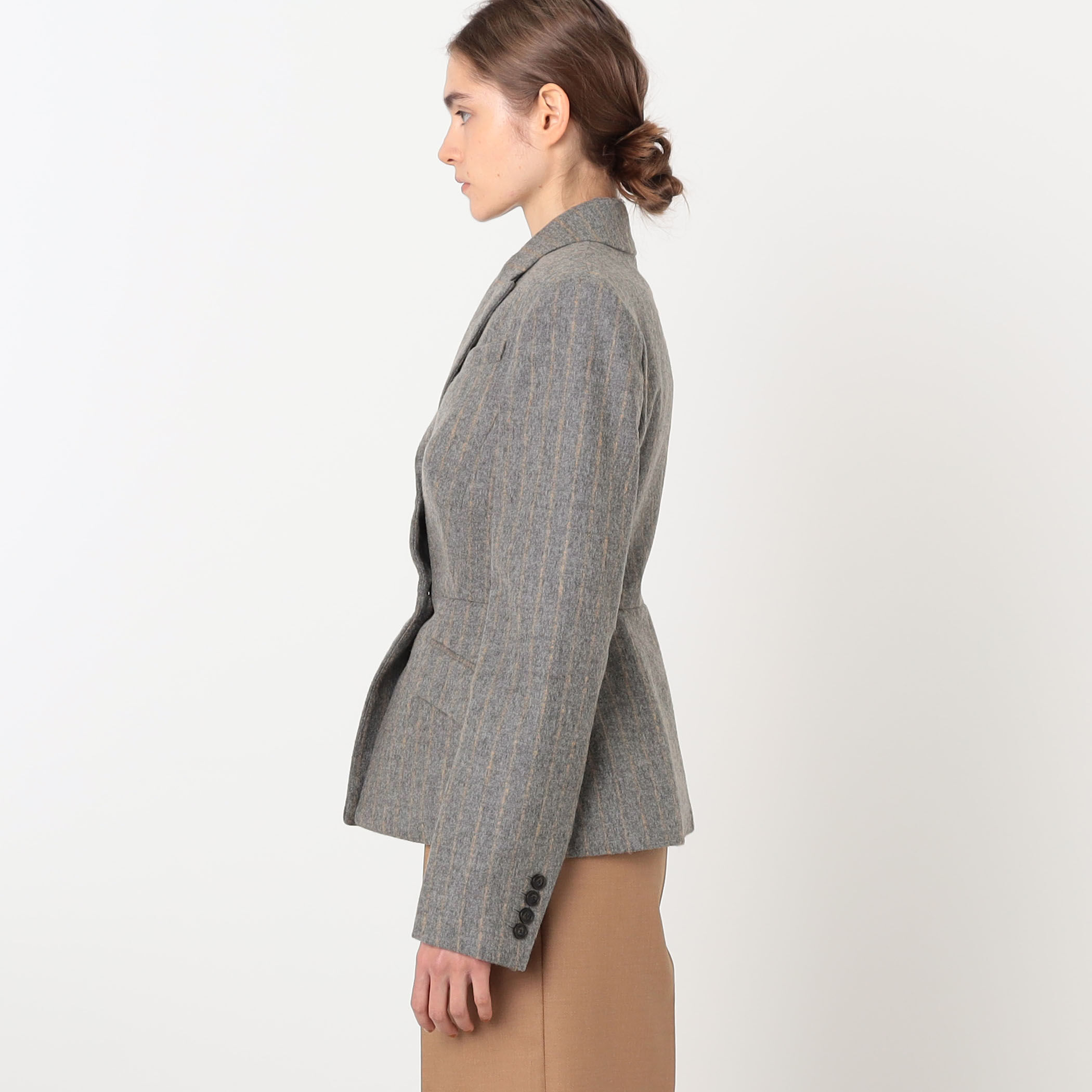 ERDEM FITTED SINGLE ストライプ ジャケット｜トゥモローランド 公式サイト