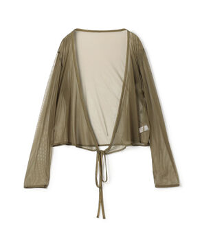 Simone Wild ネット ラップ ブラウス