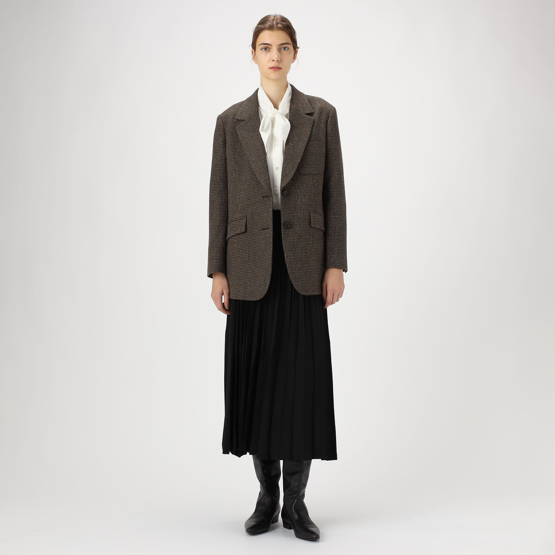 フレンチウールツイード テーラードジャケット｜トゥモローランド 公式通販