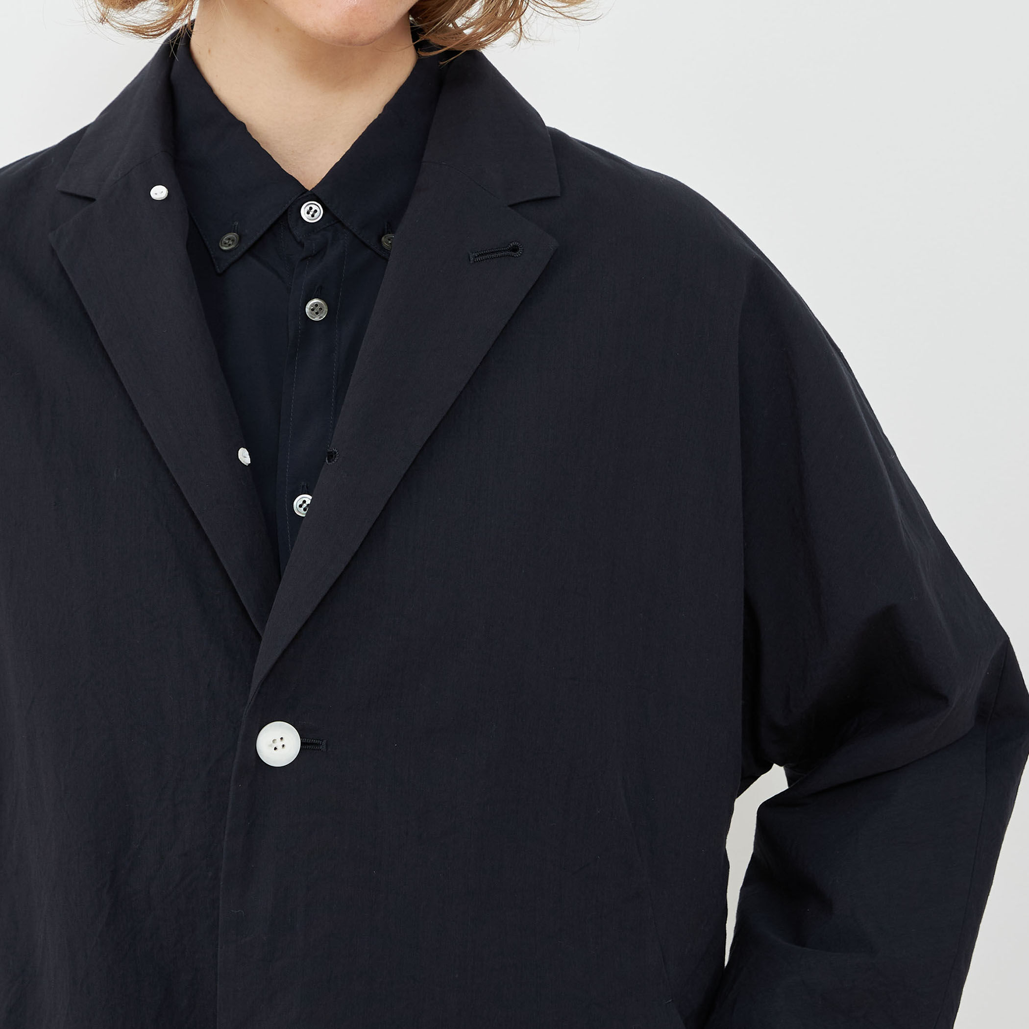 24ss ギャルリーヴィー　パラシュートクロス ワイドチェスタージャケットコート 送料無料】パラシュートクロス チェスターコート | GALERIE VIE