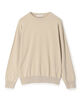ギザコットン クルーネックニット