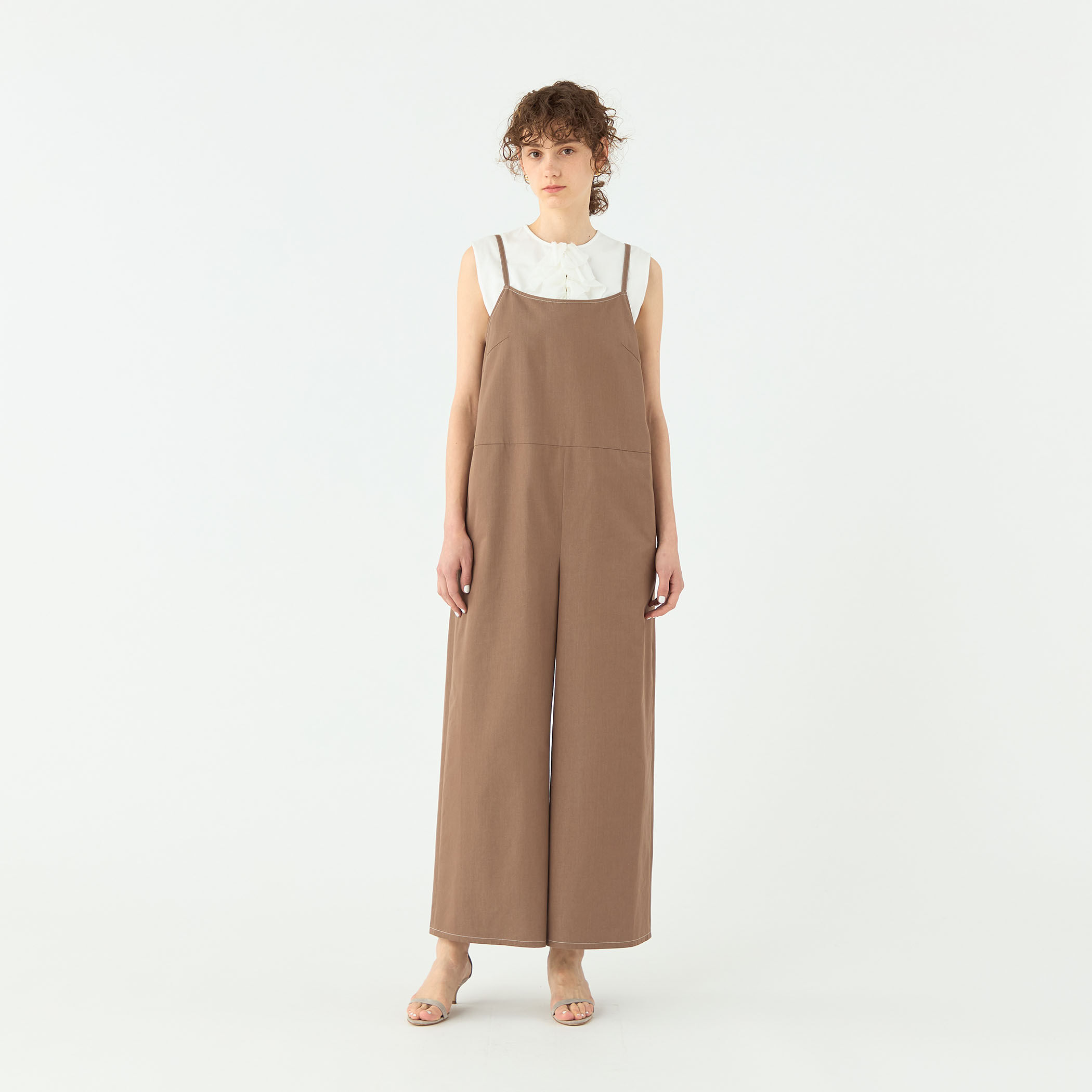 ［トゥモローランド］DES PRES フレッシュブルーデニム サロペット コットンシルクデニム サロペット｜トゥモローランド 公式通販
