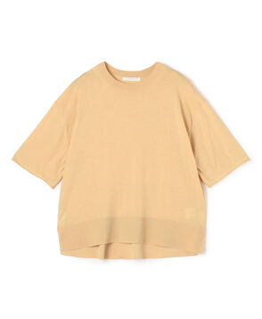 【WEB先行予約】クレープコットン クルーネックプルオーバー