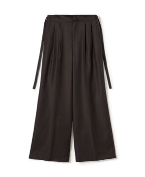 CANONICOウーステッドウール 2タックワイドパンツ