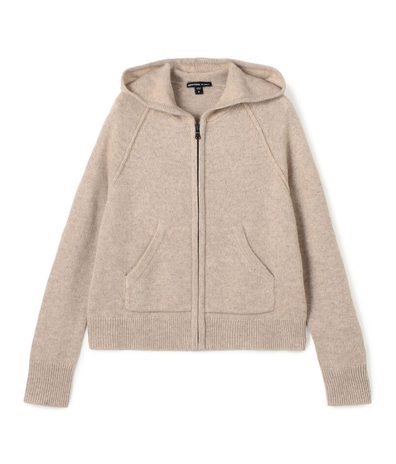 リサイクルカシミヤ ジップアップパーカ WRBC2582