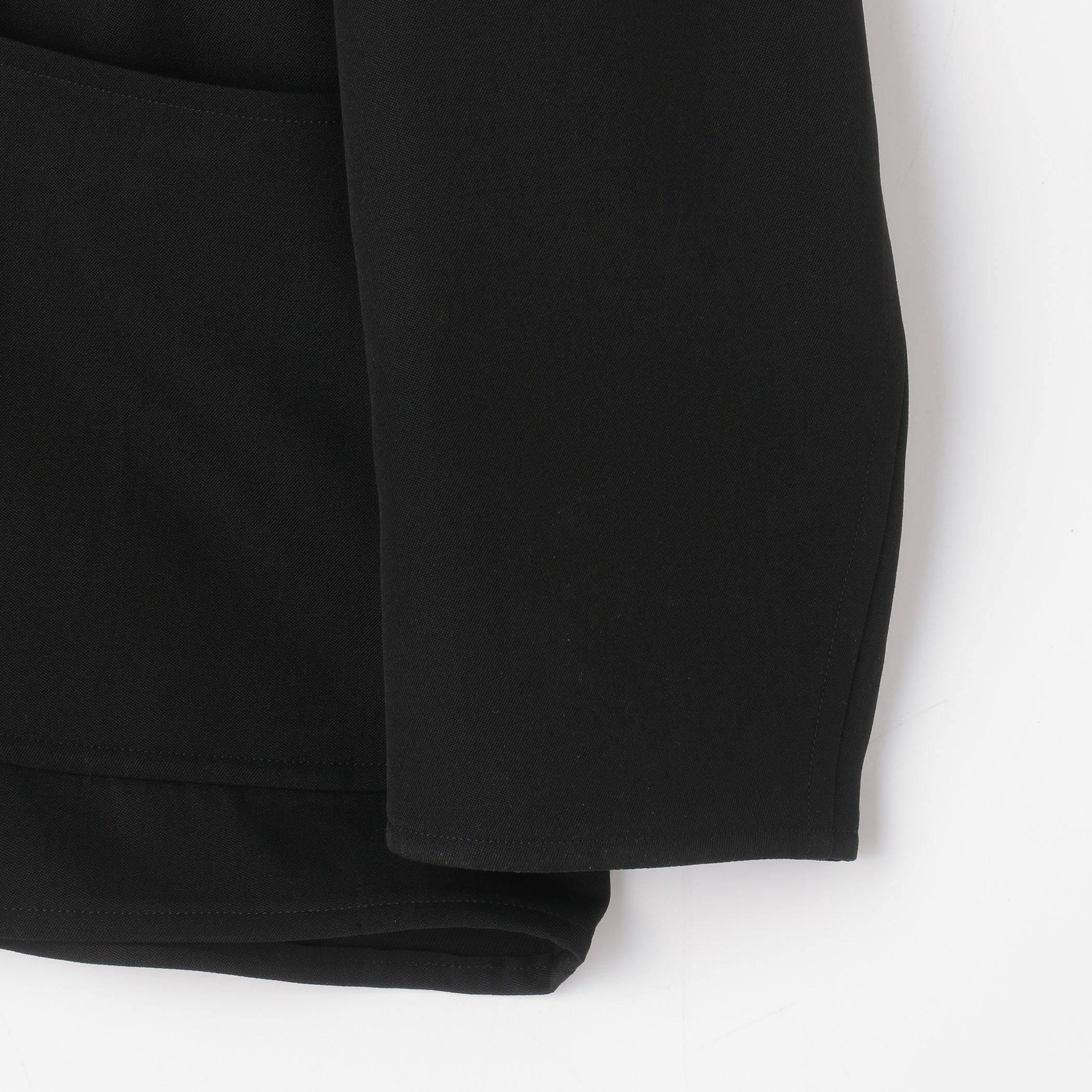 ウール カラーレスチョアジャケット DORMEUIL BARATHEA