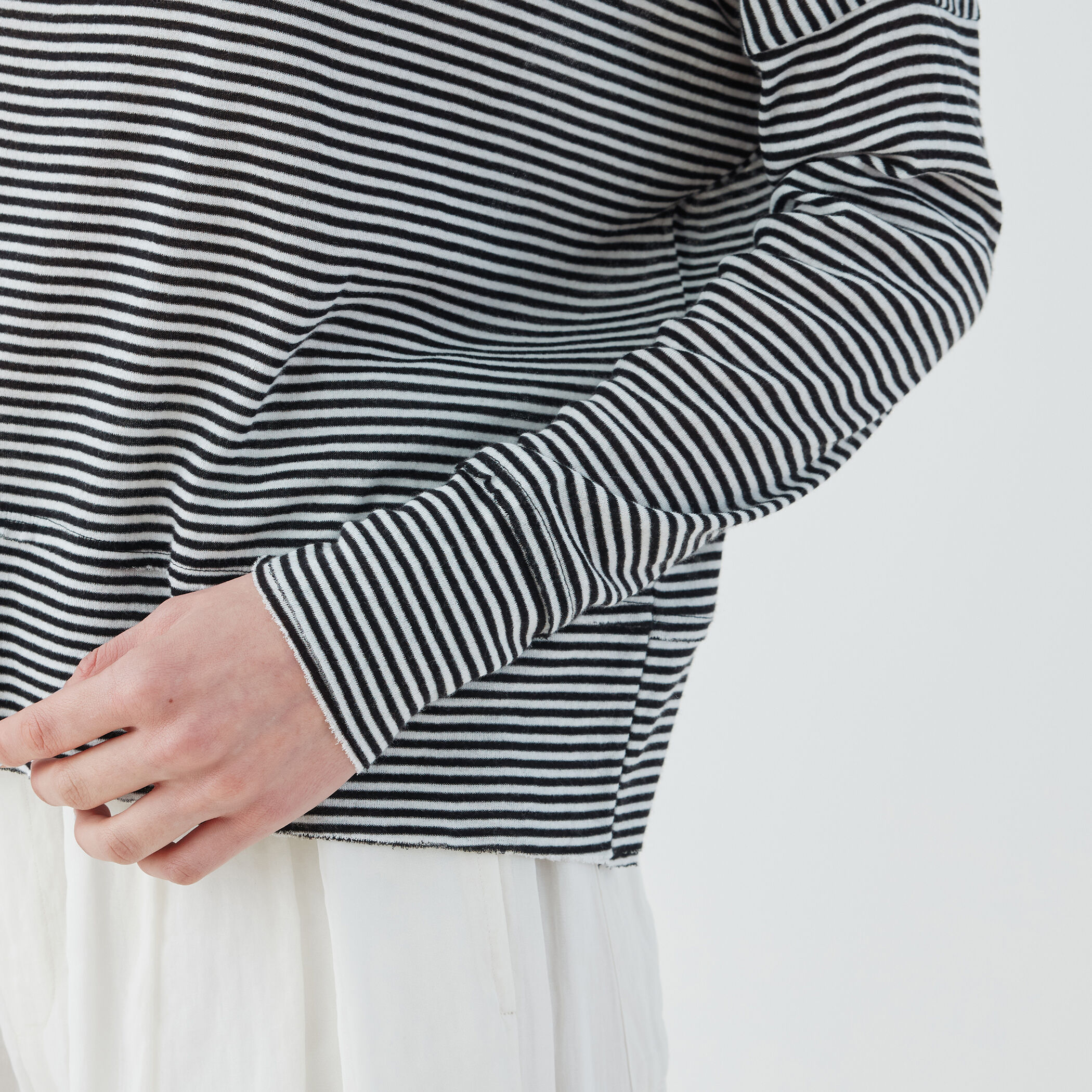 ガーゼフライス ボートネックプルオーバー｜トゥモローランド 公式通販