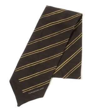 TOMORROWLAND コットンリネンシルク ストライプスカーフ