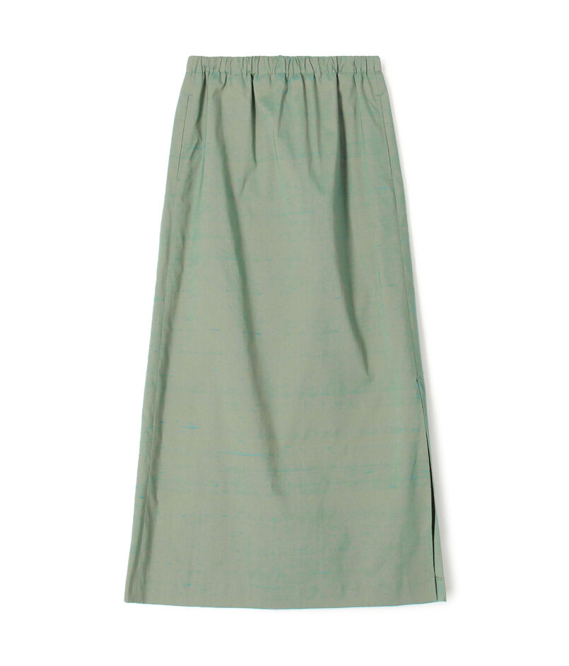 CABaN シルクネップストレッチ ロングスカート