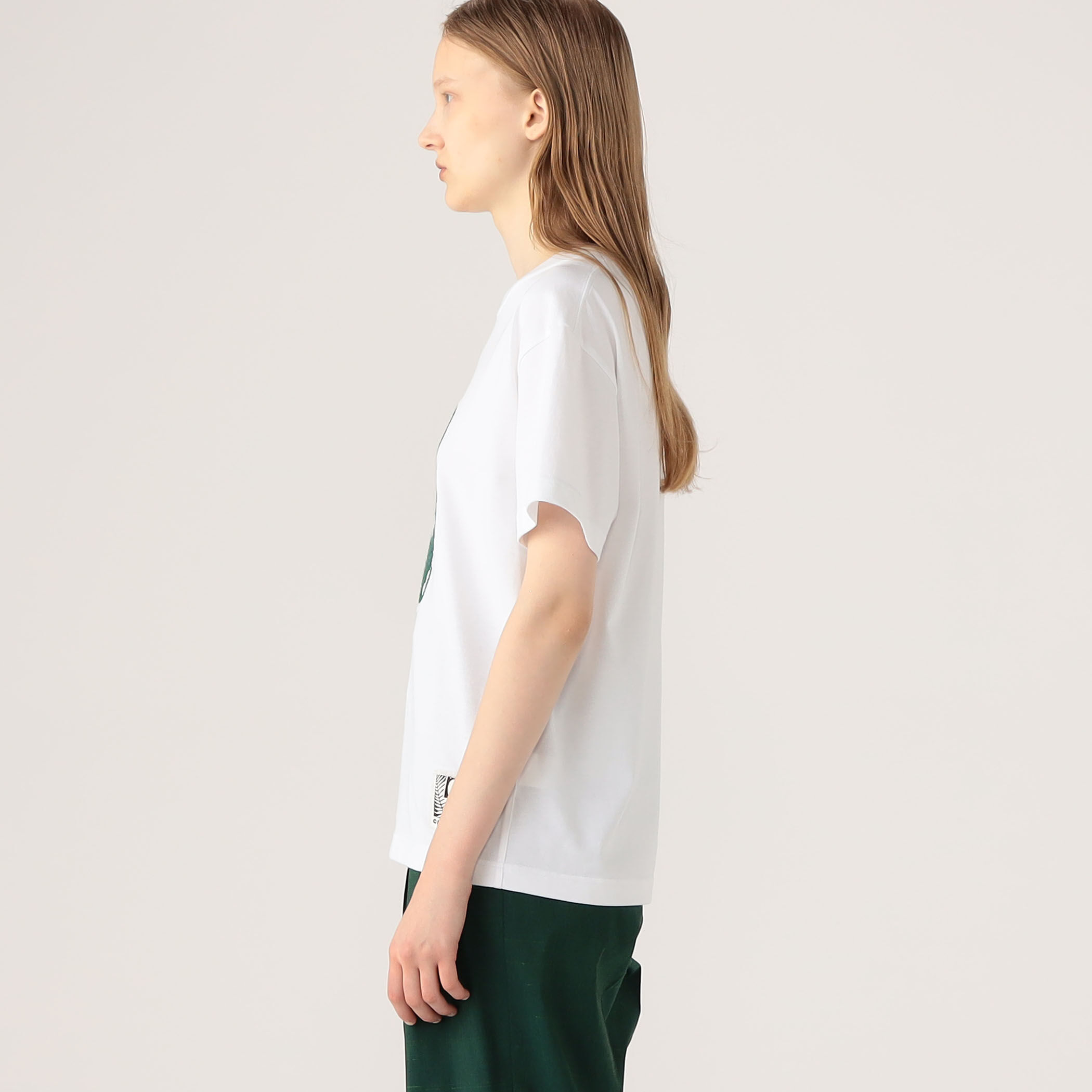 ドライスビンコットン ELEPHANTエンブロイダリー Tシャツ