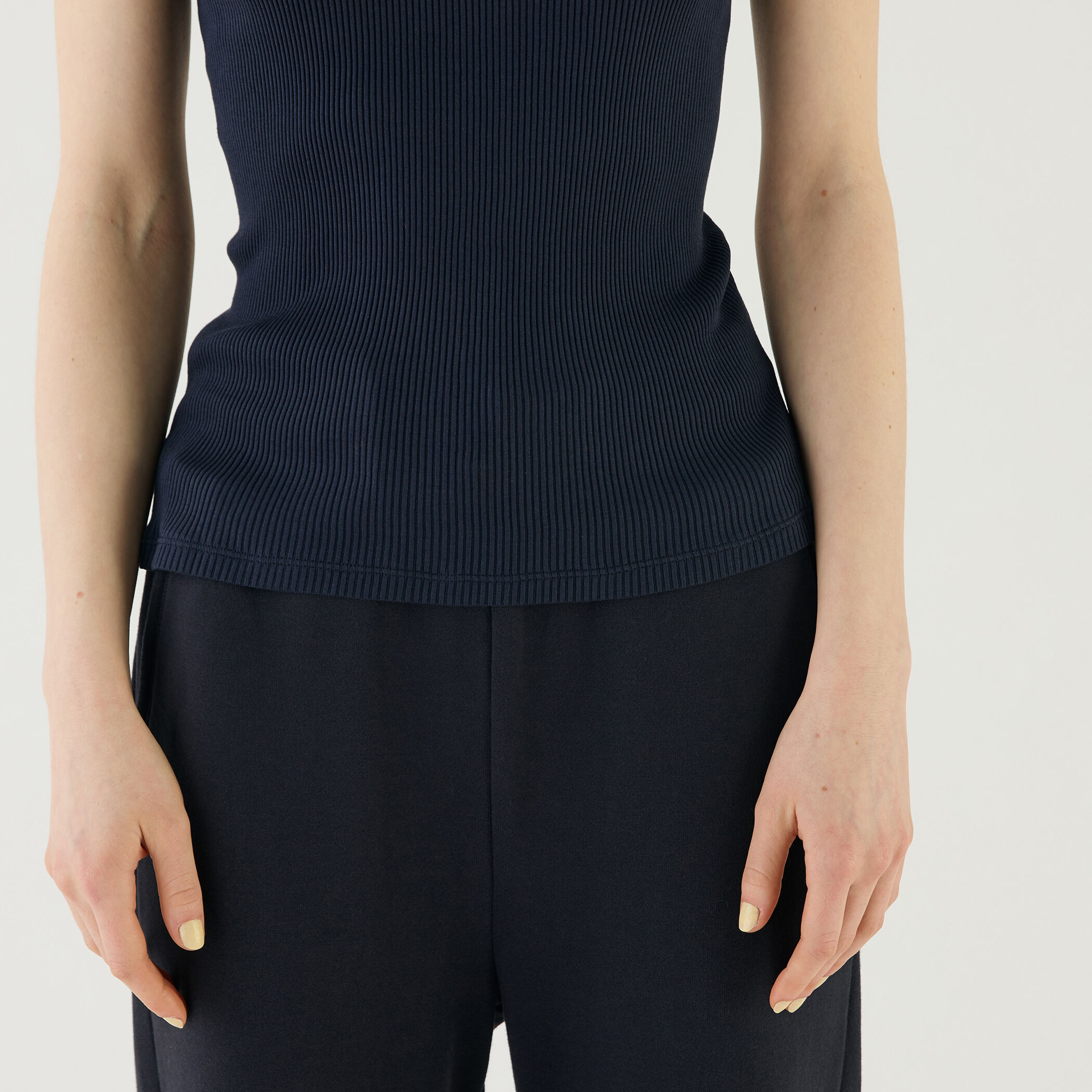 コットンシルクリブ バッククロスキャミソール｜トゥモローランド 公式通販