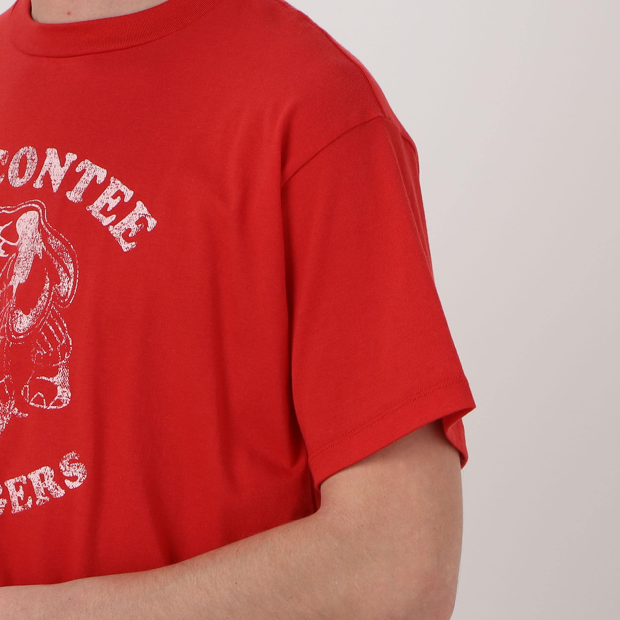 MAATEE&SONS コットンプリント ハーフスリーブTシャツ