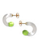 LEVENS JEWELS MINI GLASS HOOP ピアス