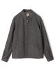 【別注】CARUSO ウールヘリンボーン スタンドカラーブルゾン