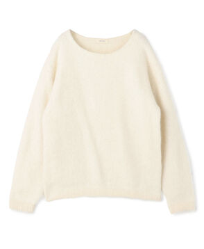 【WEB先行予約】フォックスカシミヤ クルーネックプルオーバー
