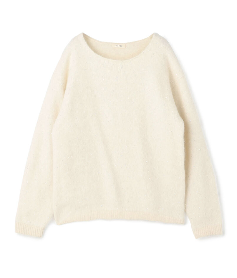 【WEB先行予約】フォックスカシミヤ クルーネックプルオーバー