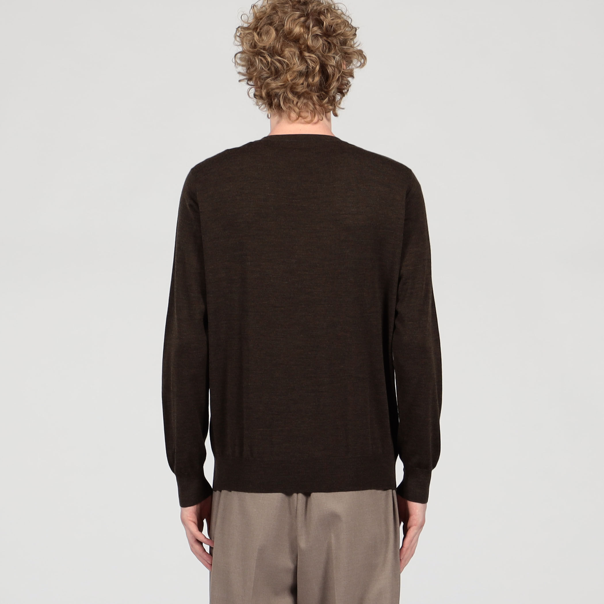 TOMORROWLAND tricot スーパーファインメリノウール クルーネックプル