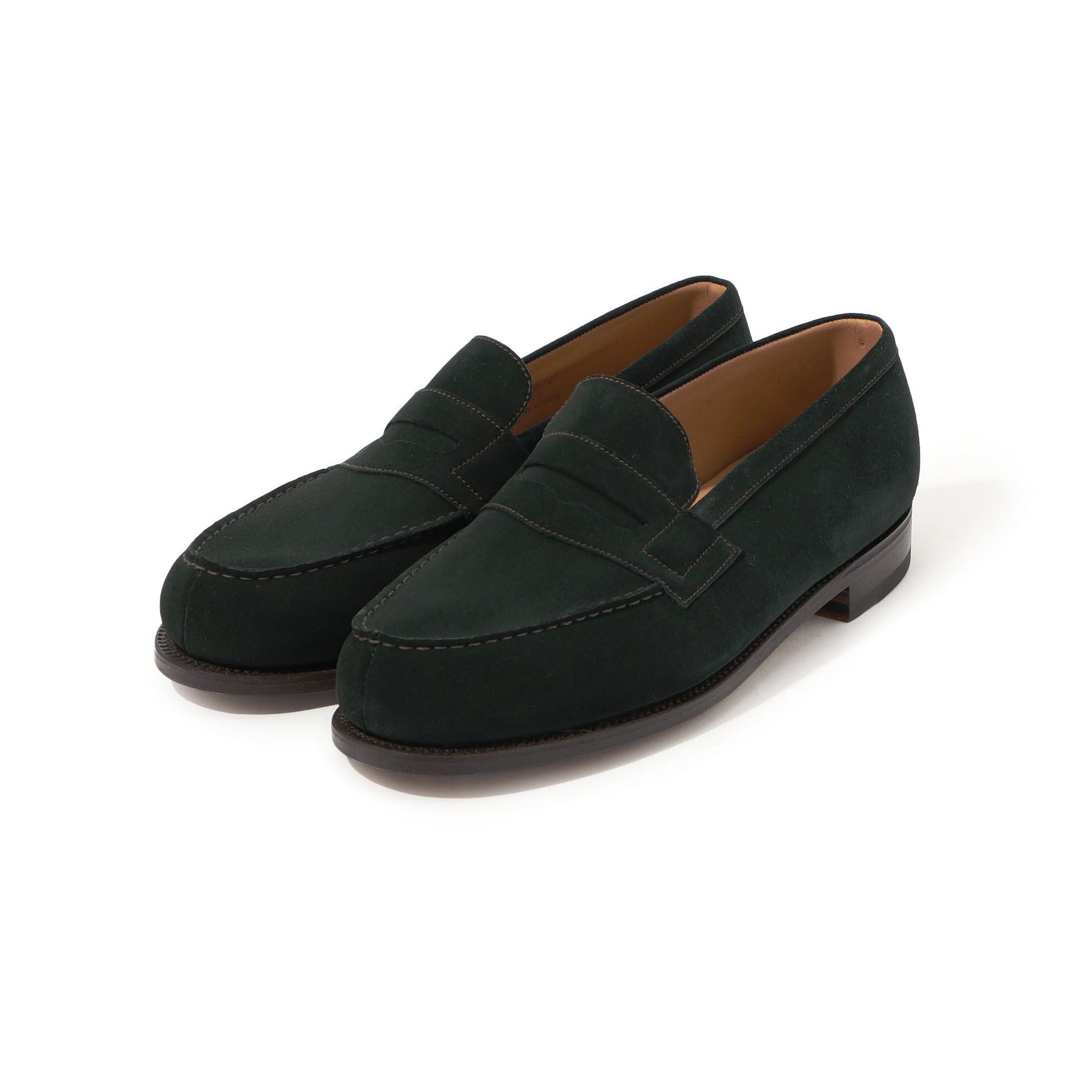 スエード ローファー ブラック 別注】J.M. WESTON Signature Loafer スエード ローファー D