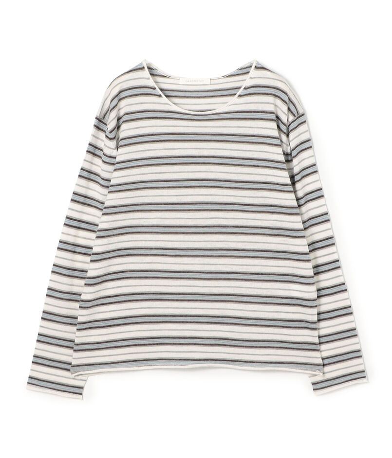 カシミヤシルク クルーネックプルオーバー