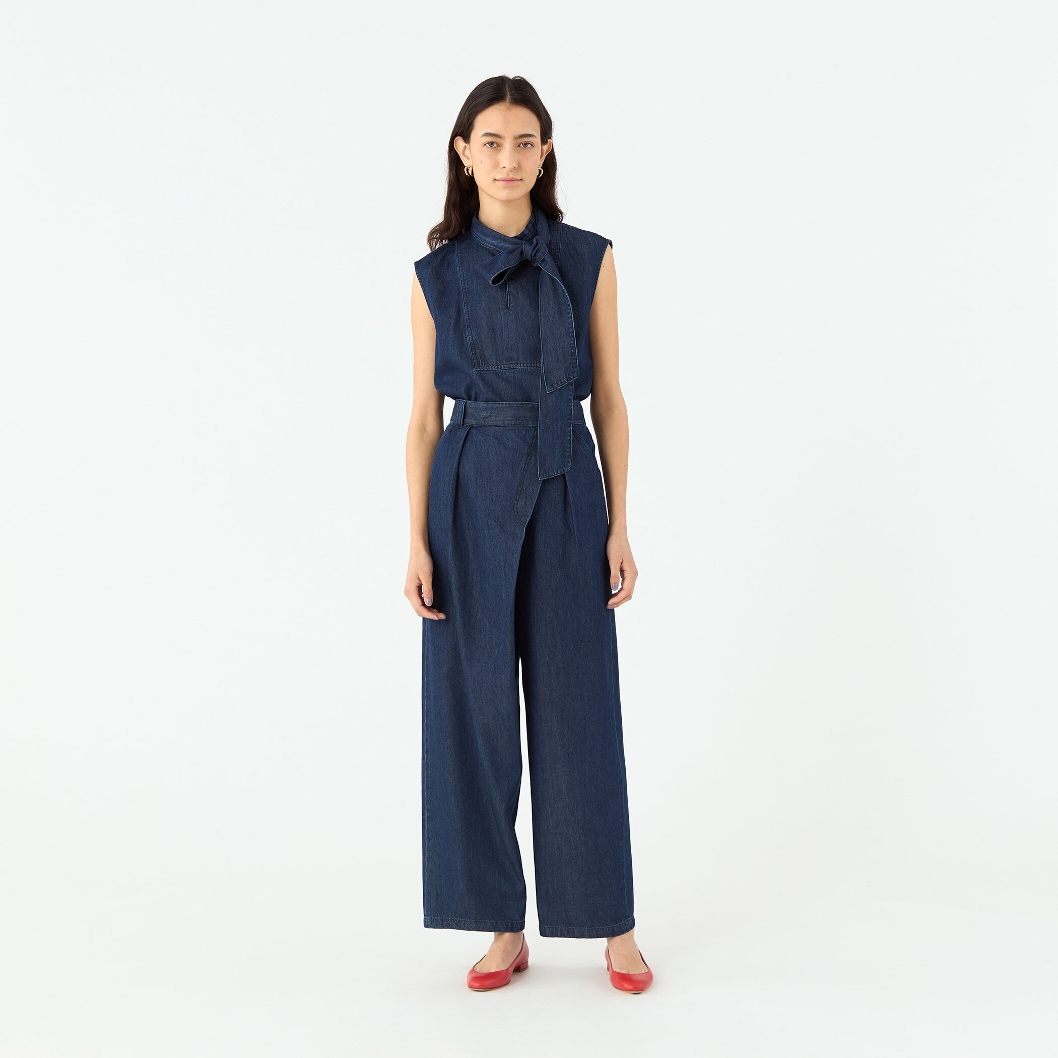 即完売☆23SS ドゥロワー＜RUOHAN＞ PHOEBE ノースリーブブラウス