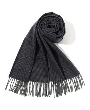 シルク チェック マフラー NOVARA