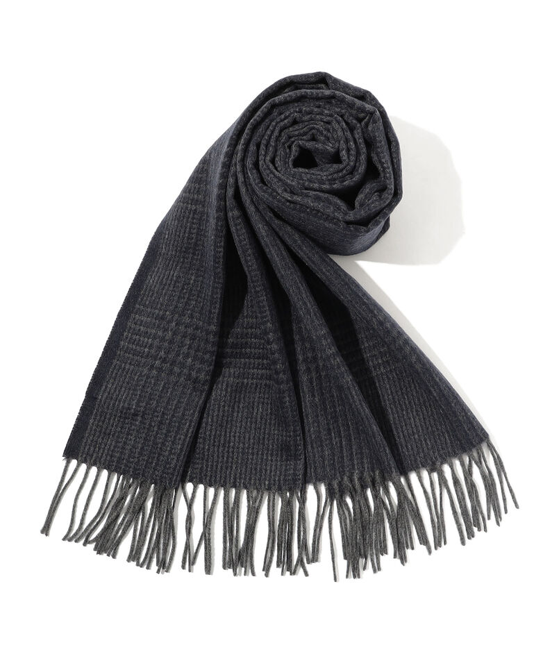 シルク チェック マフラー NOVARA