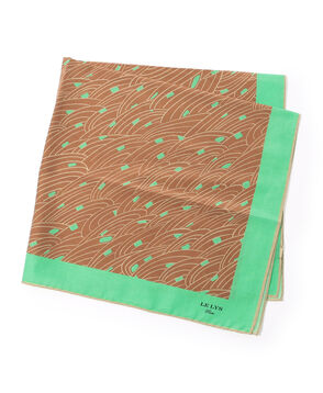 LE LYS コットンシルク プリントスカーフ