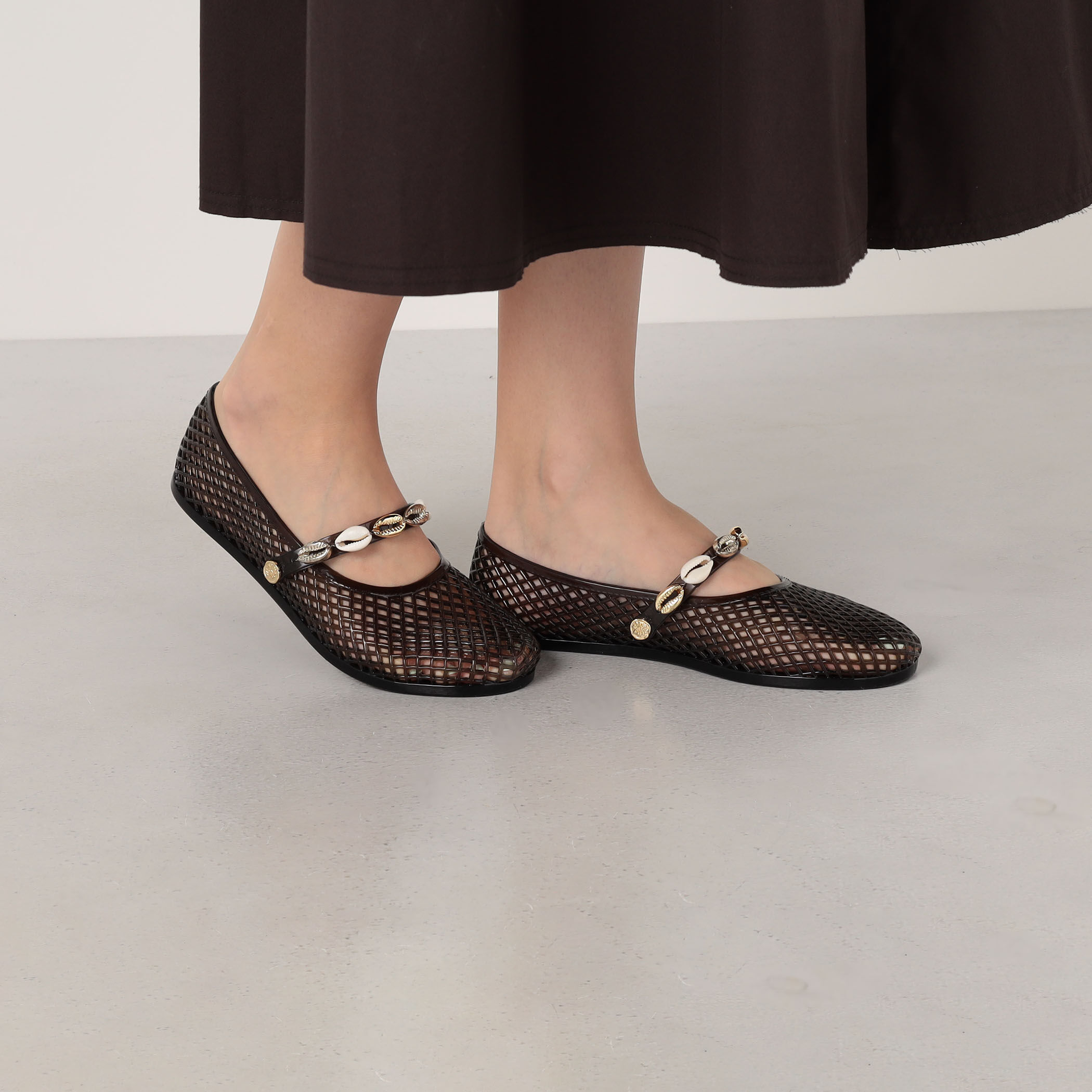 ANCIENT GREEK SANDALS IRO SHELLS バレリーナシューズ