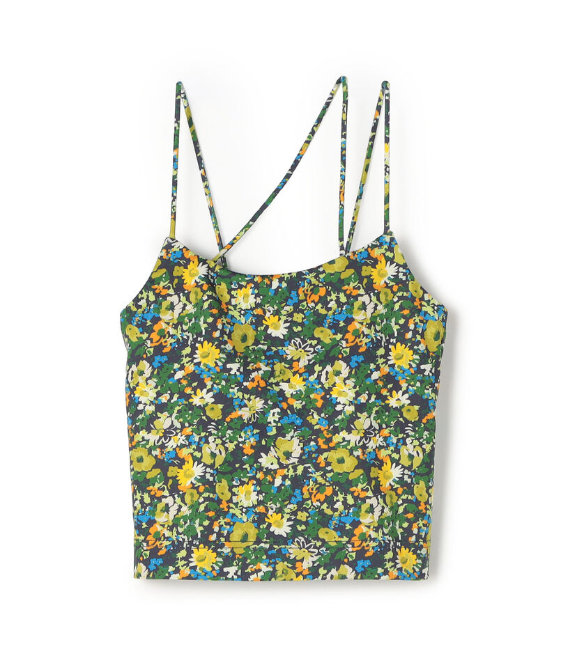 ポリエステルプリント カップ付きキャミソール
