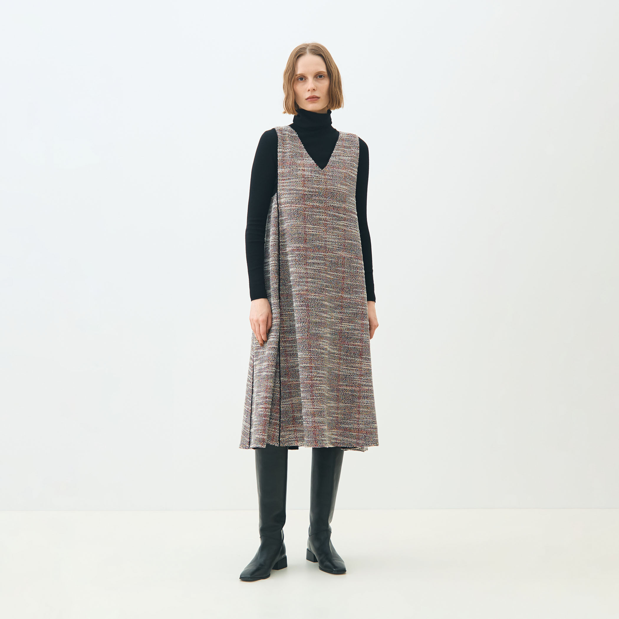 ファンシーニット フロンタブルドレス｜トゥモローランド 公式通販