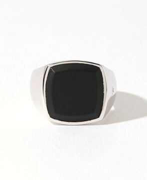 TOM WOOD CUSHION BLACK ONYX リング