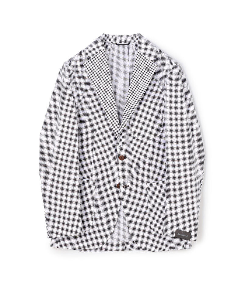 Errico Formicola コットン シングルブレステッド2Bジャケット