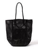 AMIACALVA WASHED LEATHER MESH TOTET M トートバッグ