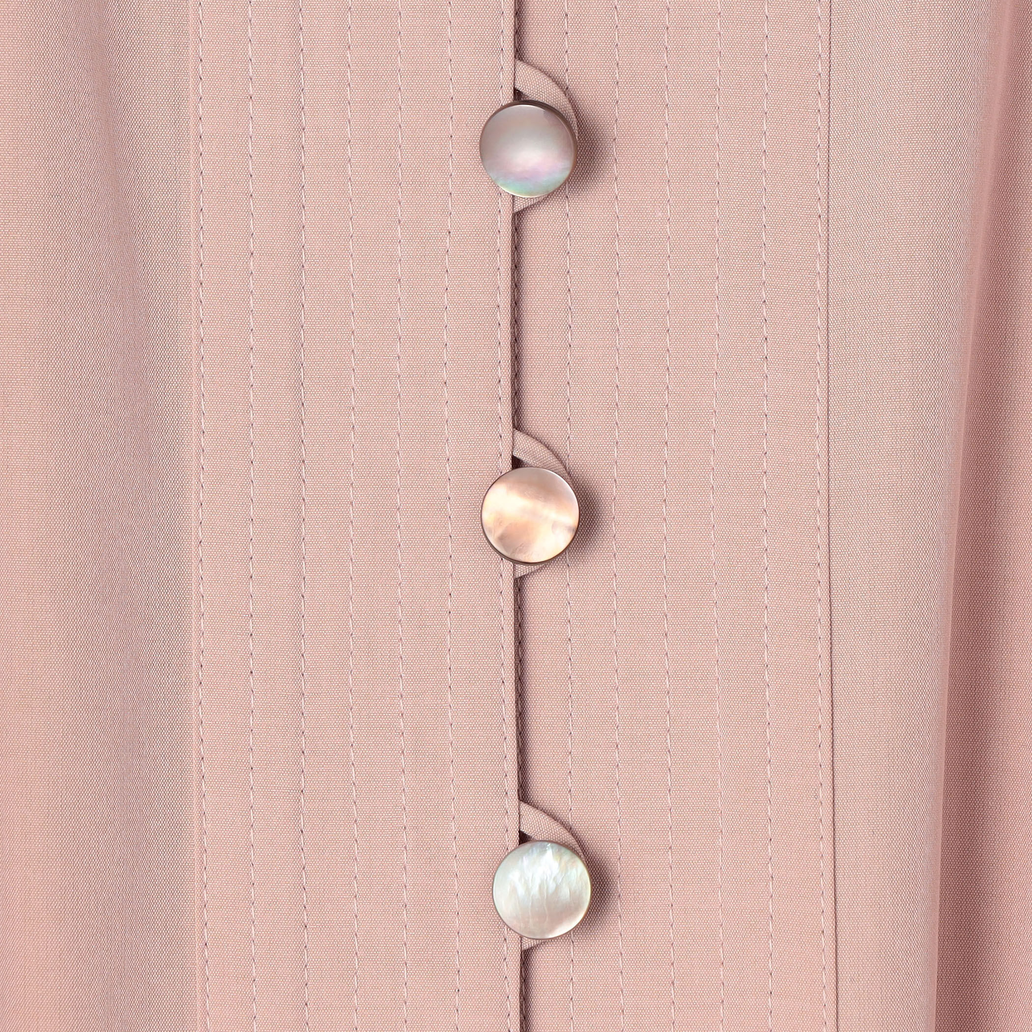 CABaN コットンシャンブレー ロングワンピース