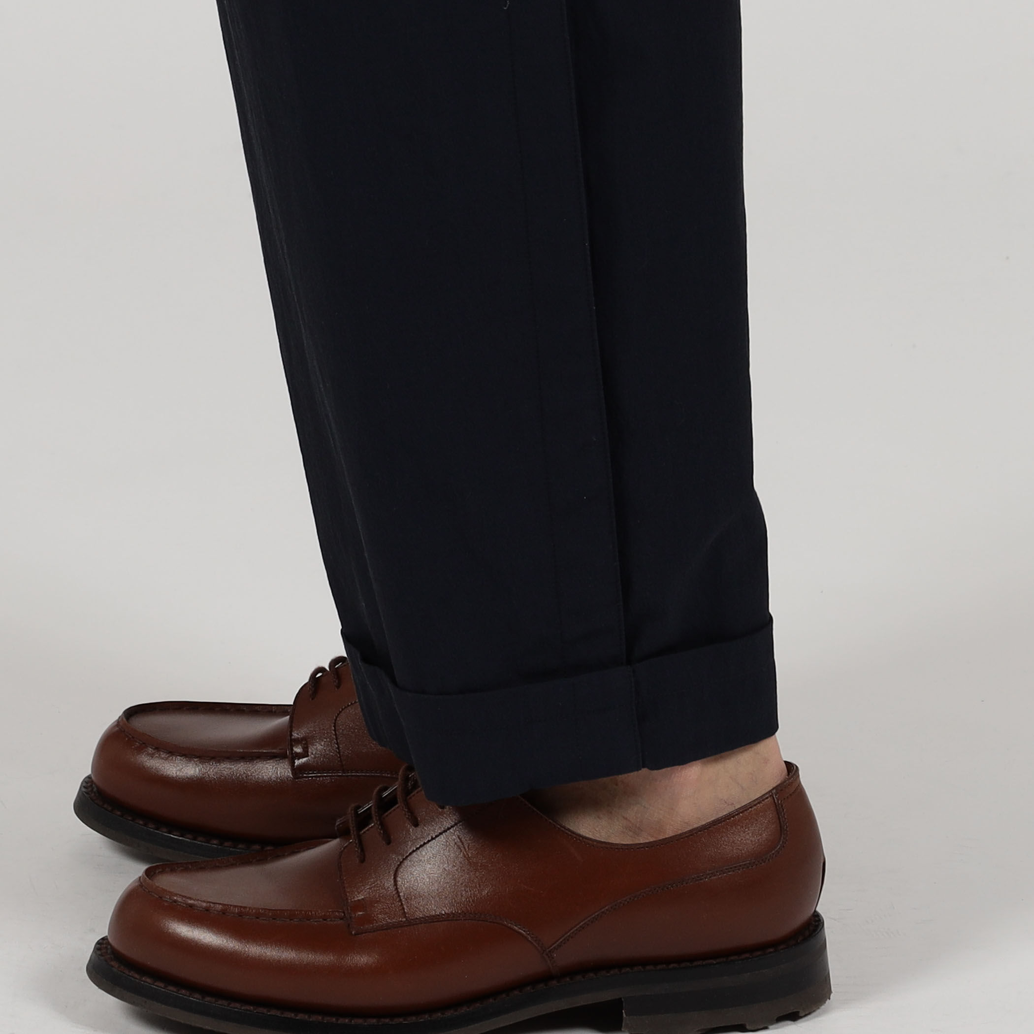 【美品】トゥモローランド×ドーメル　ベルトレスパンツ50 美品】トゥモローランド×ドーメル ベルトレスパンツ50