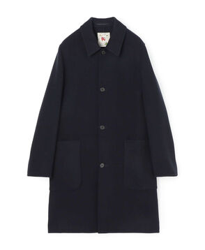 ストレッチウールメルトン ステンカラーコート