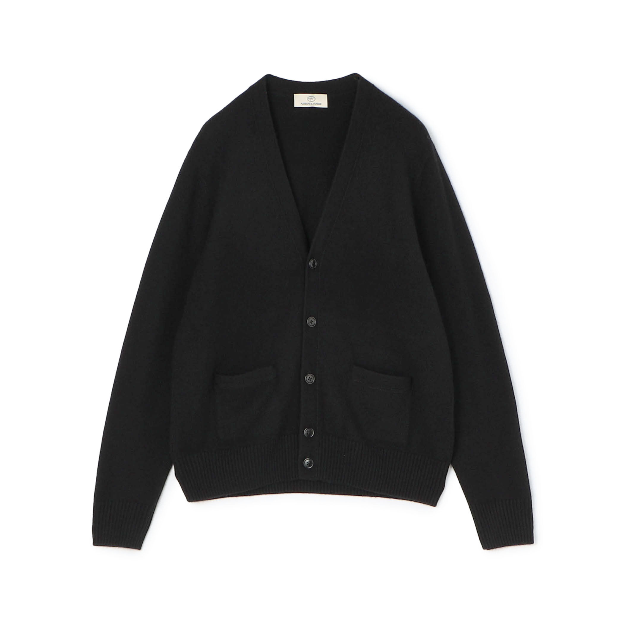 ✨極美品✨ 23区 テンセルストレッチ Vネック カーディガン ブラック 44 カシミヤ Vネックカーディガン｜トゥモローランド 公式サイト