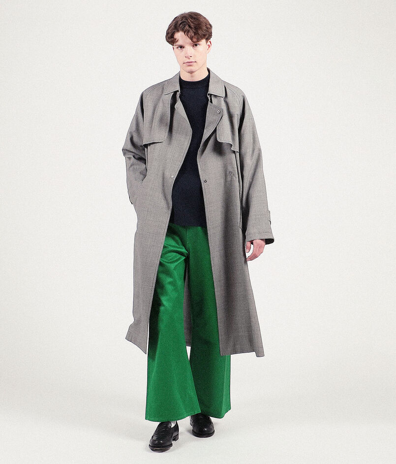 Omar Afridi WRAP TRENCH ウール コート｜トゥモローランド 公式通販