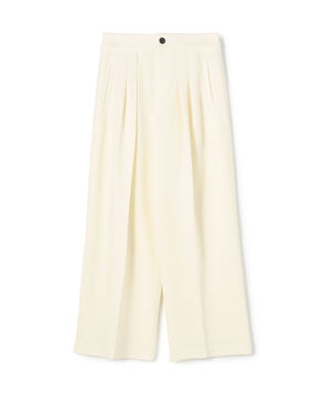 ウールカノコ タックイージーパンツ