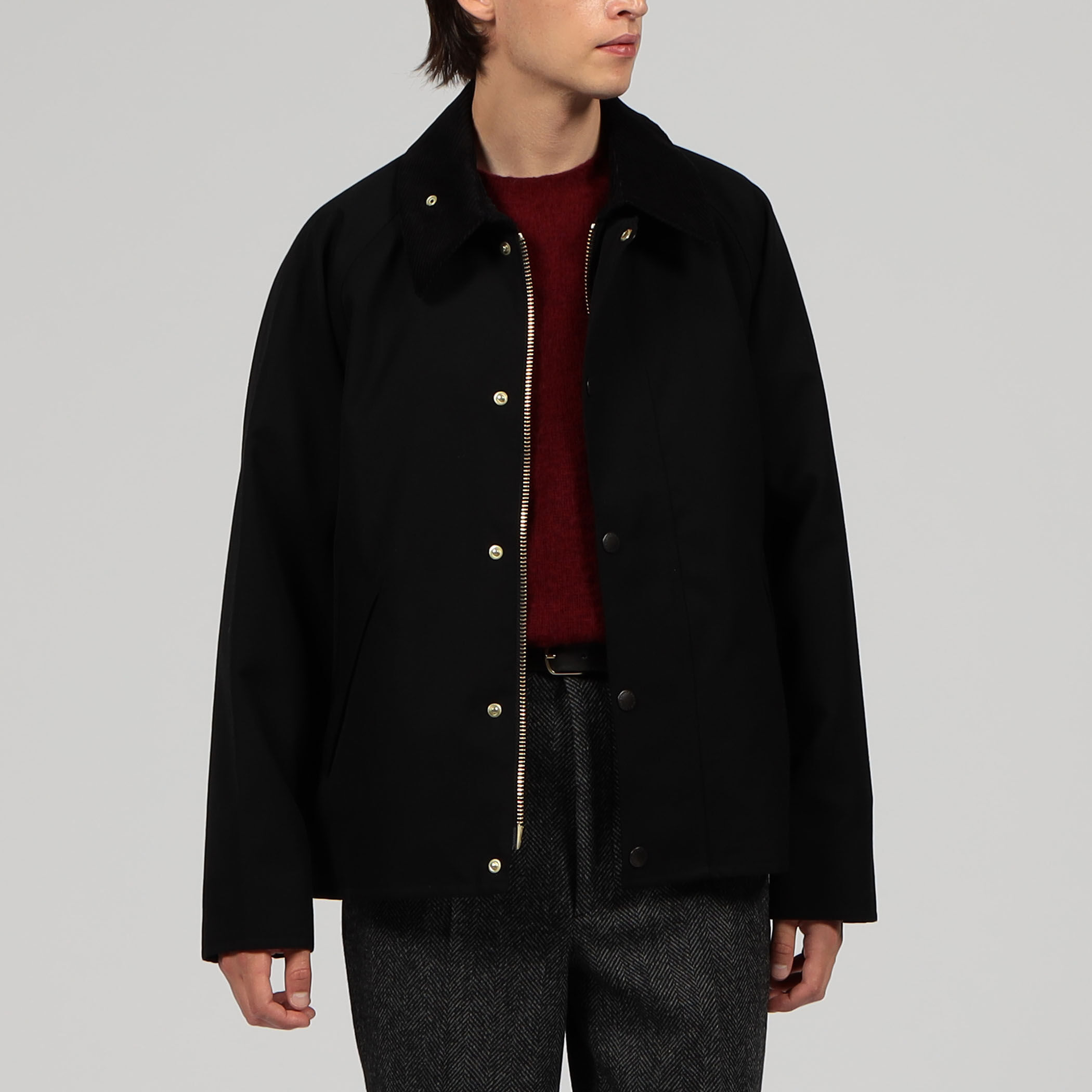 別注】Barbour Transport ウールコットンブルゾン