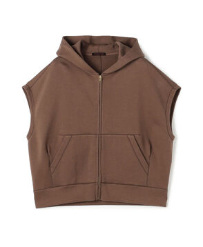 コットンダンボール フーデッドジレ