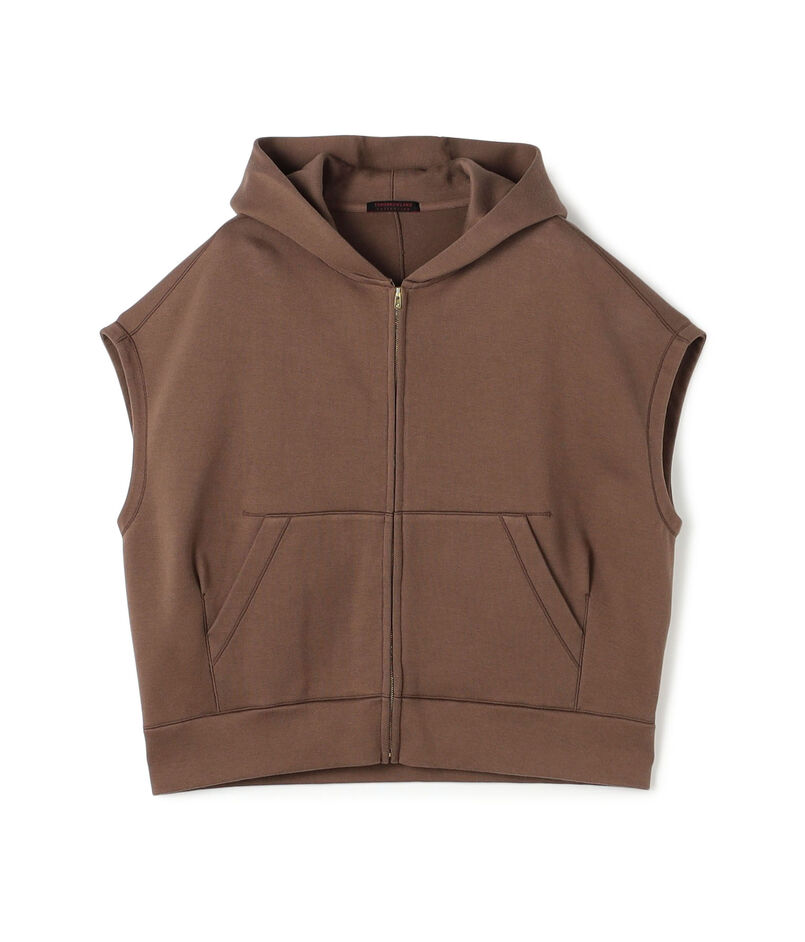 コットンダンボール フーデッドジレ