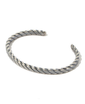STUDEBAKER METALS PLAIT CUFF ツイスト シルバーバングル