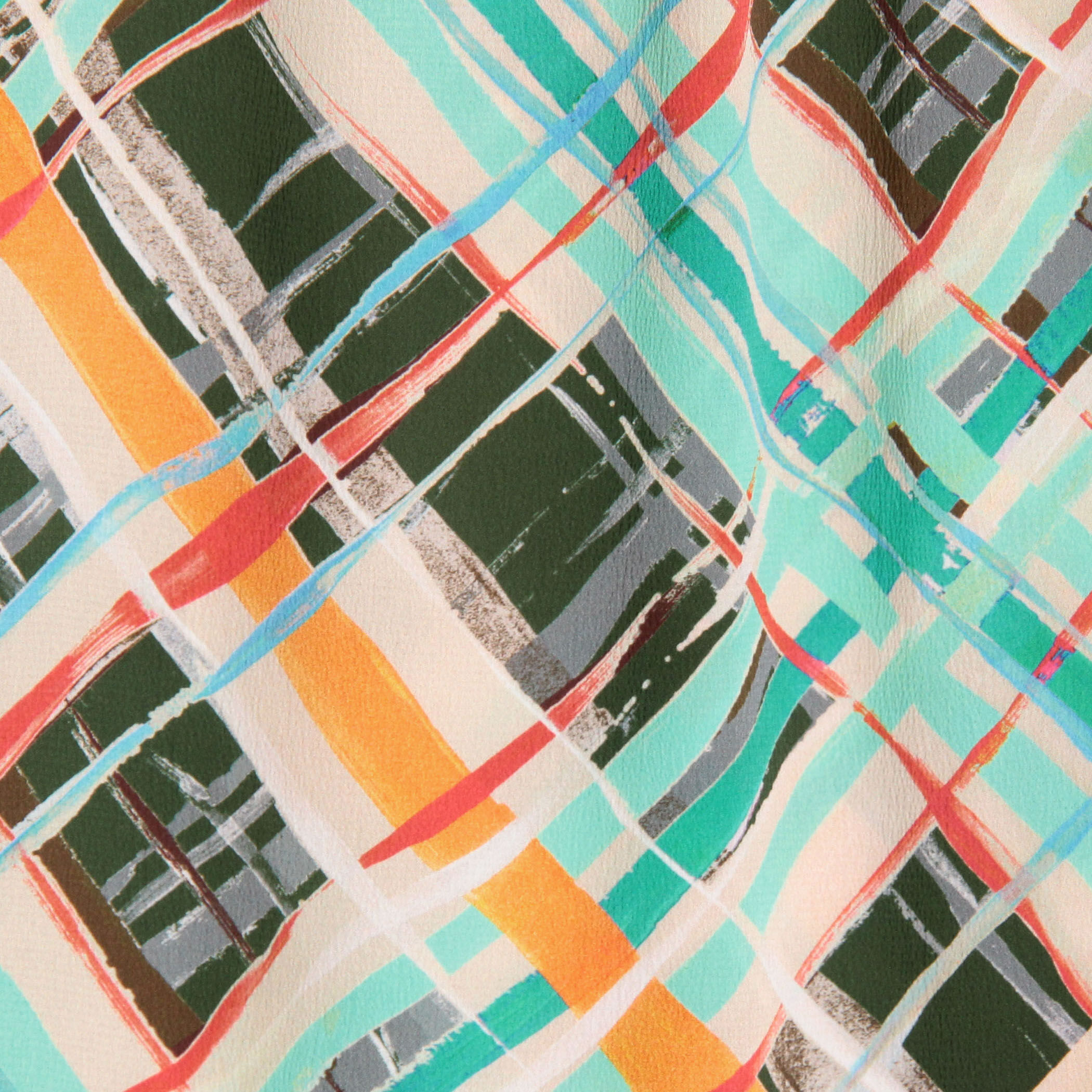 プラッドペイントプリント イージーラップスカート｜トゥモローランド